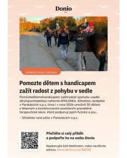 Donio - Pomozte dětem s handicapem zažít radost v sedle